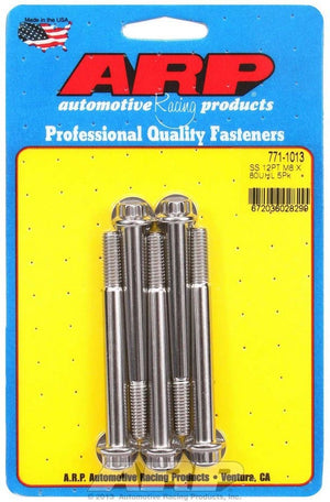 ARP 771-1013 S/S Bolt Kit - 12pt. (5) 8mm x 1.25 x 80