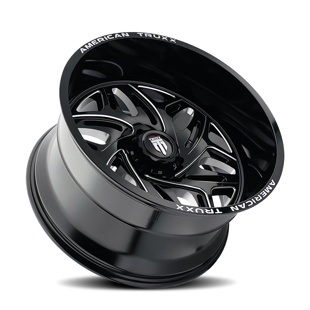 AMERICAN TRUXX AT1914-22236BM AMERICAN TRUXX EUPHORIA AT1914 BLACK MILLED 22X12