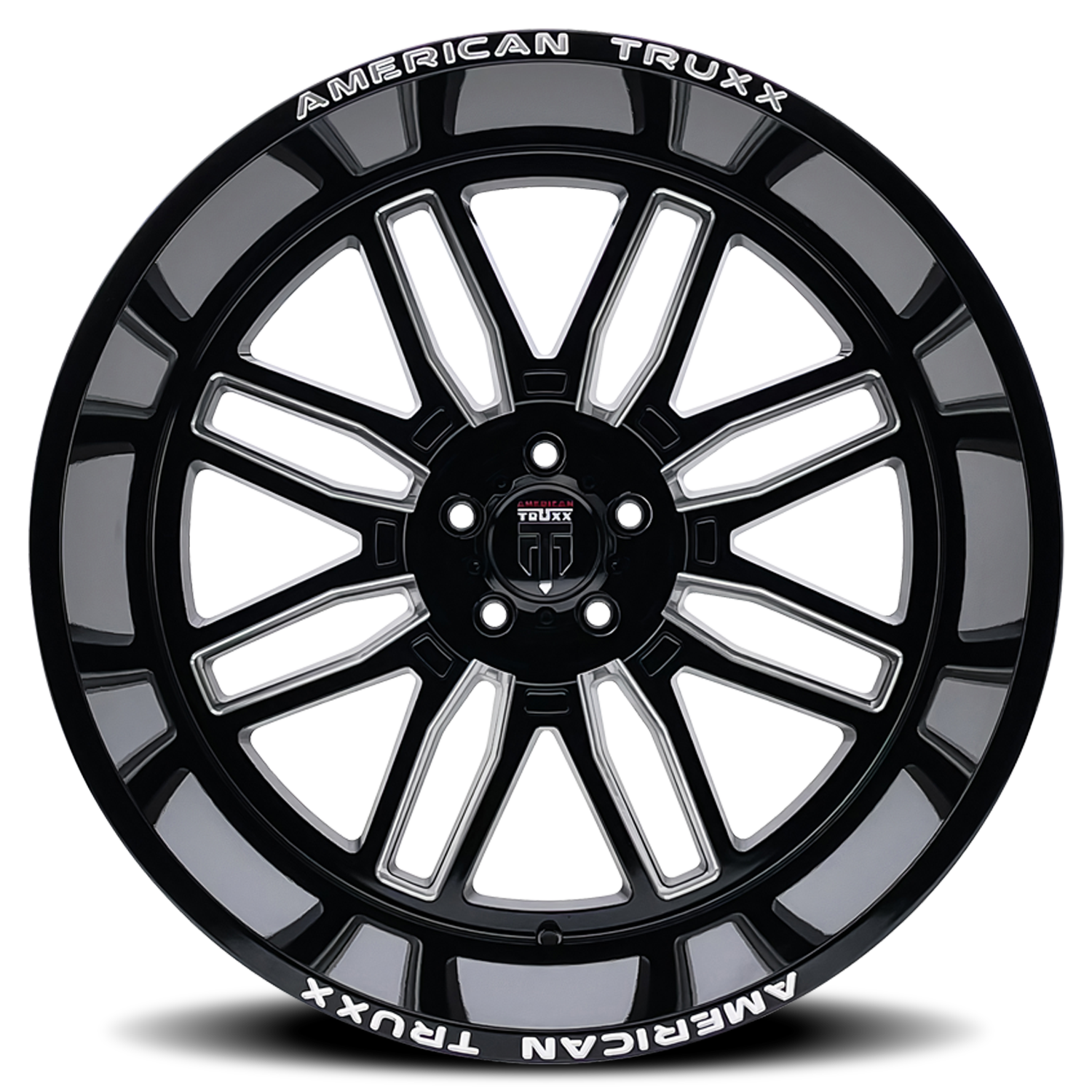 AMERICAN TRUXX AT1915-2173M AMERICAN TRUXX RESTLESS AT1915 BLACK MILLED 20X10