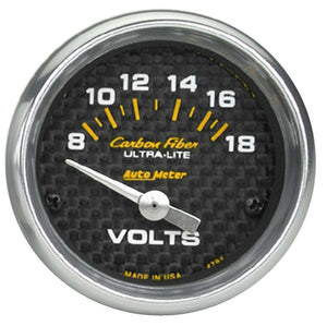 AUTOMETER 4791 C/F 2-1/16in Voltmeter 8-18 Volts