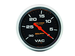AUTOMETER 5484 Vacuum 30 IN.Hg. LFG