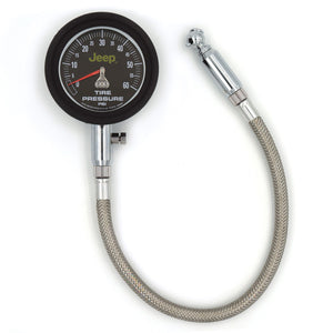AUTOMETER 880805 Tire Pressure Guage 0-60 Psi w/fits Jeep Logo