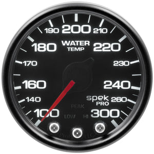 AUTOMETER P34652 Spek-Pro Water Temp Gauge 100-300F 2-1/16