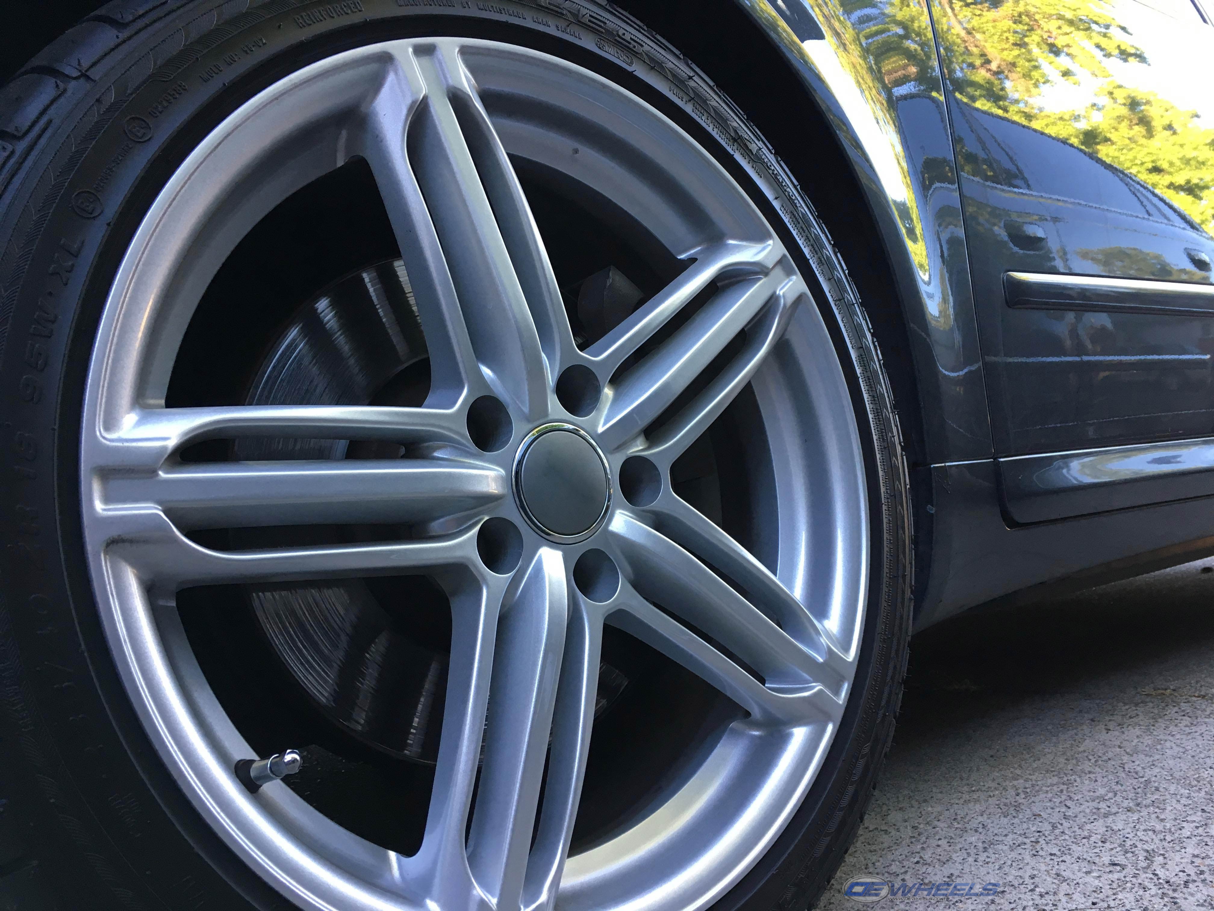 OE Wheels AU12-18080-5112-35S 18" Replica AU12 fits Audi RS6 18x8 Silver