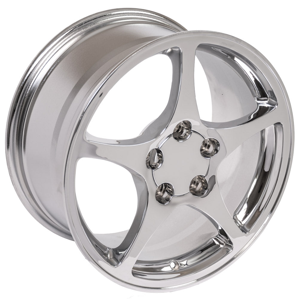 OE Wheels CV05-D17095-5475-54C 17" Replica fits Chevrolet Corvette C5 Chrome