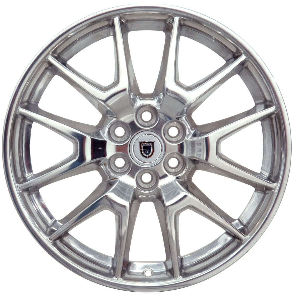 OE Wheels CA12-20080-6120-53P 20" Replica CA12 fits Cadillac SRX 20x8 Polished