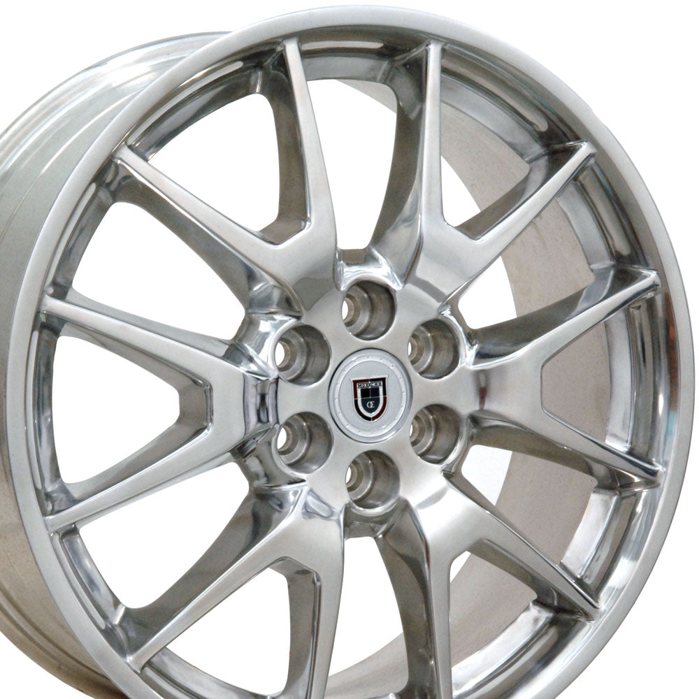 OE Wheels CA12-20080-6120-53P 20" Replica CA12 fits Cadillac SRX 20x8 Polished