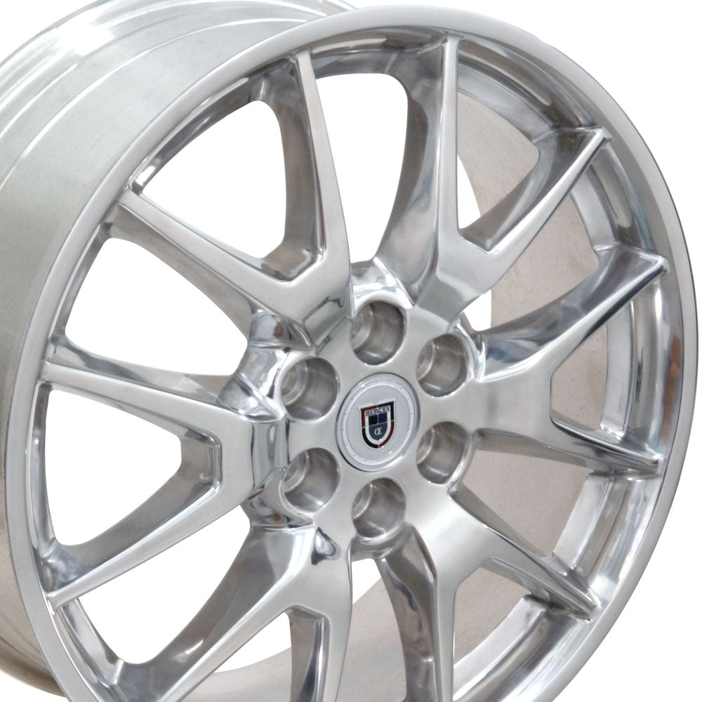 OE Wheels CA12-20080-6120-53P 20" Replica CA12 fits Cadillac SRX 20x8 Polished