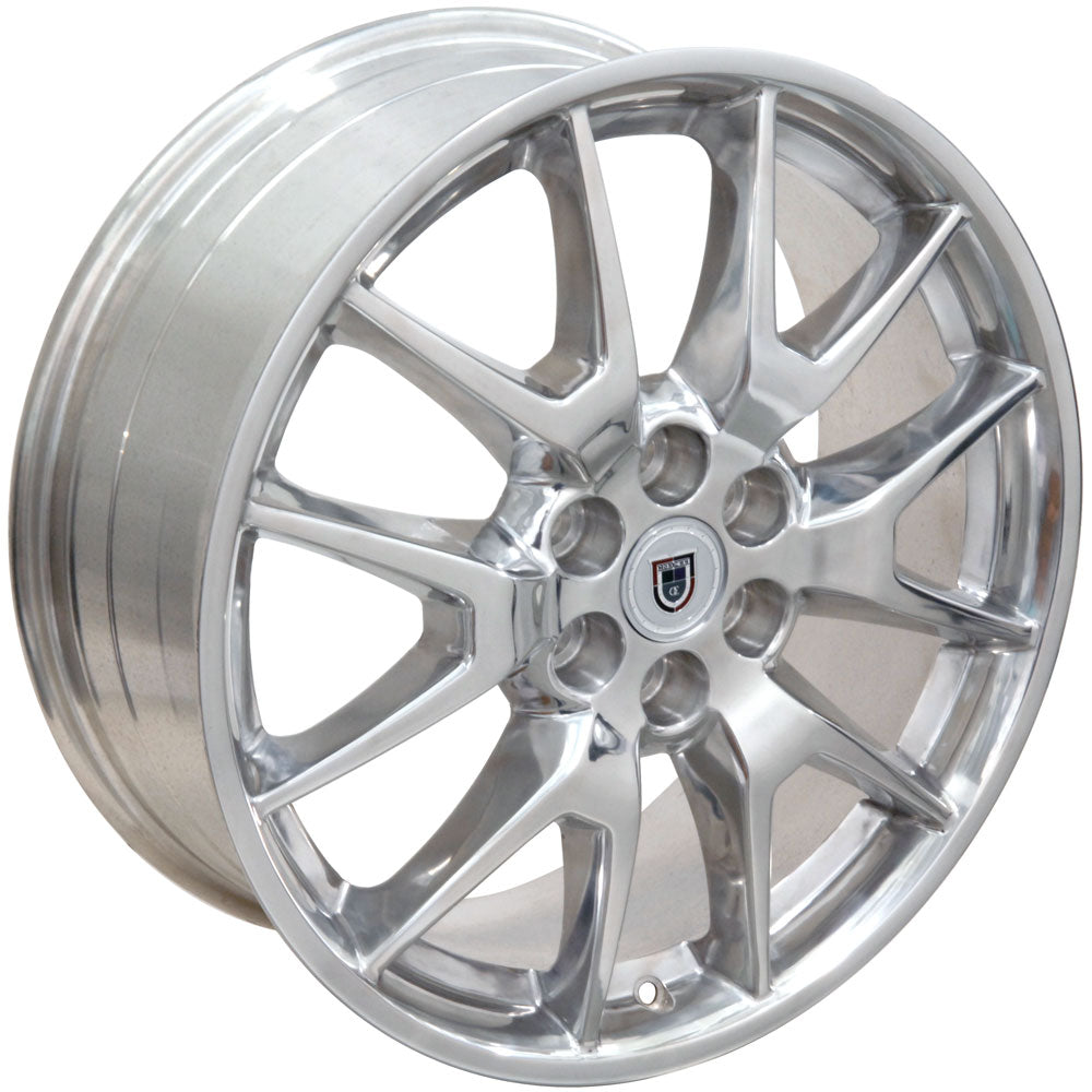 OE Wheels CA12-20080-6120-53P 20" Replica CA12 fits Cadillac SRX 20x8 Polished