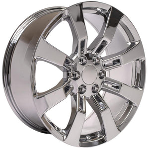 OE Wheels CA82-22090-6550-31C 22" Replica fits Cadillac Escalade 22x9 Chrome