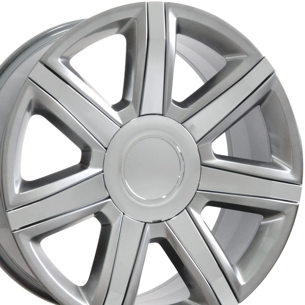 OE Wheels CA87-22090-6550-31HS-ic 22" Replica fits Cadillac Escalade 22x9 Hyper