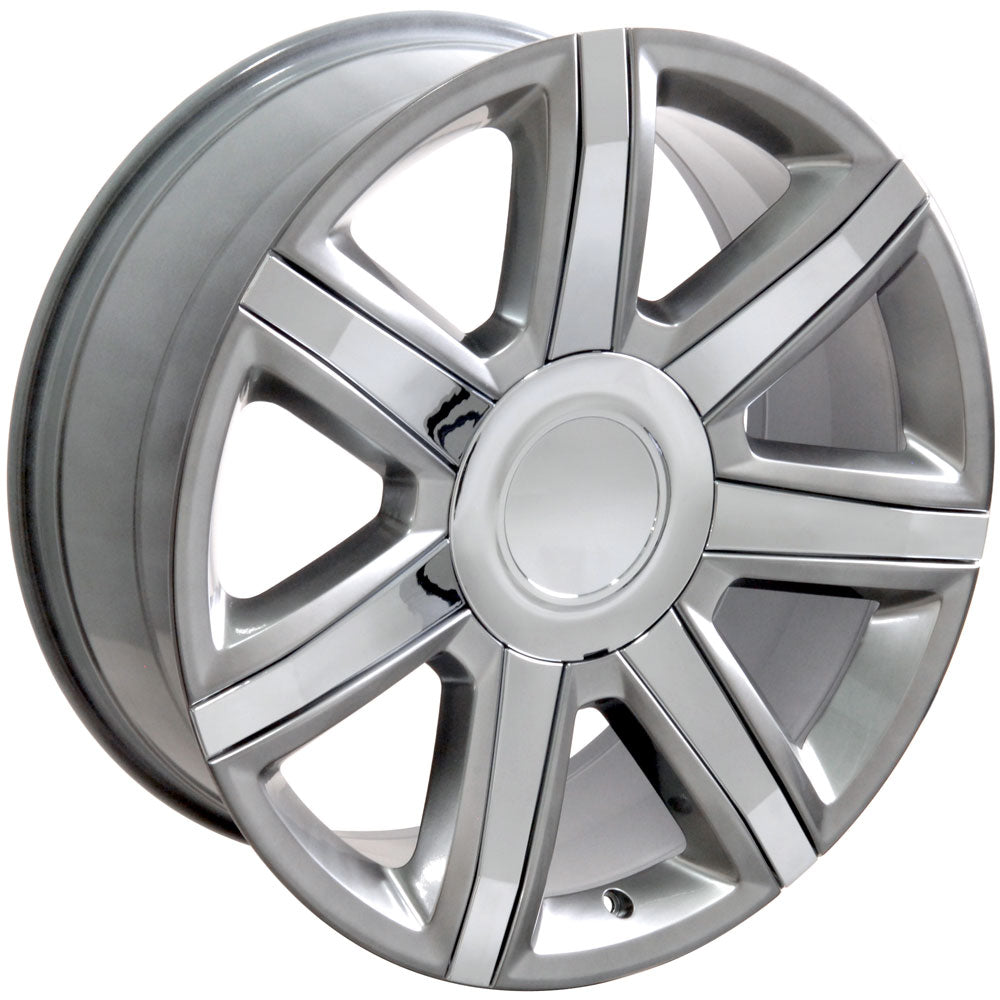 OE Wheels CA87-22090-6550-31HS-ic 22" Replica fits Cadillac Escalade 22x9 Hyper