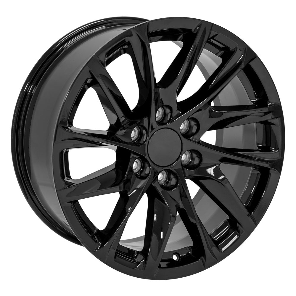 OE Wheels CA90-20090-6550-28B 20" Replica fits Cadillac Escalade Gloss Black
