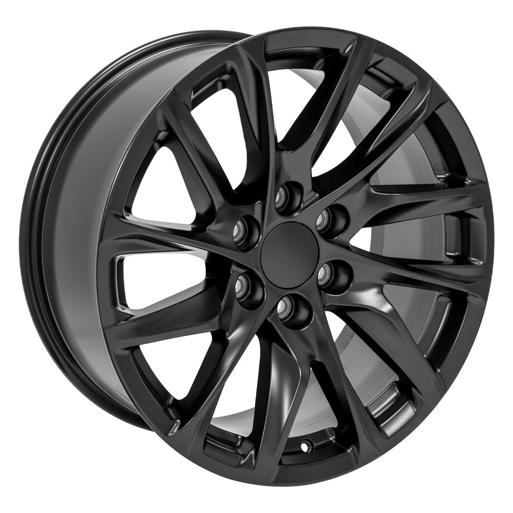 OE Wheels CA90-20090-6550-28B1 20" Replica fits Cadillac Escalade - Satin Black