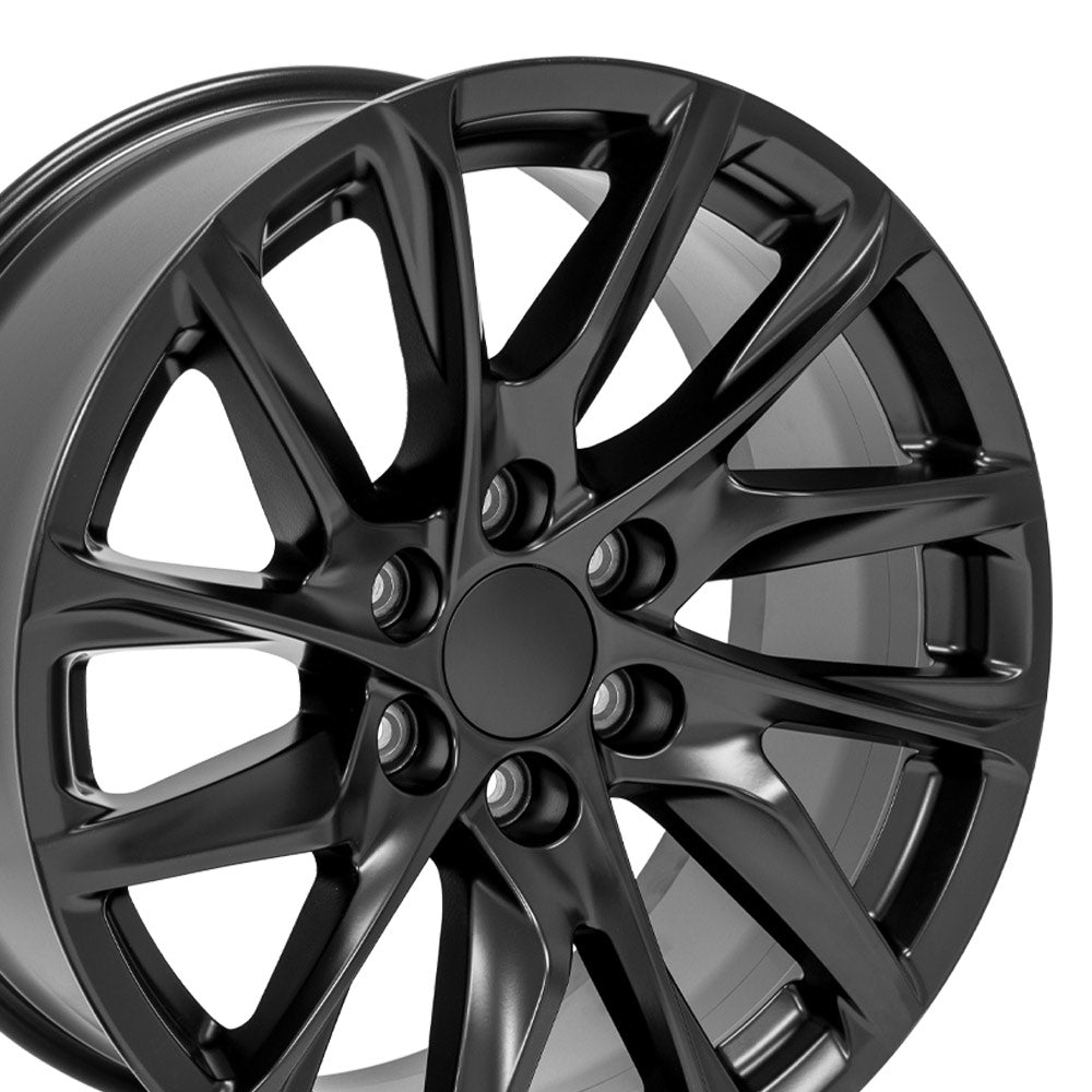 OE Wheels CA90-20090-6550-28B1 20" Replica fits Cadillac Escalade - Satin Black