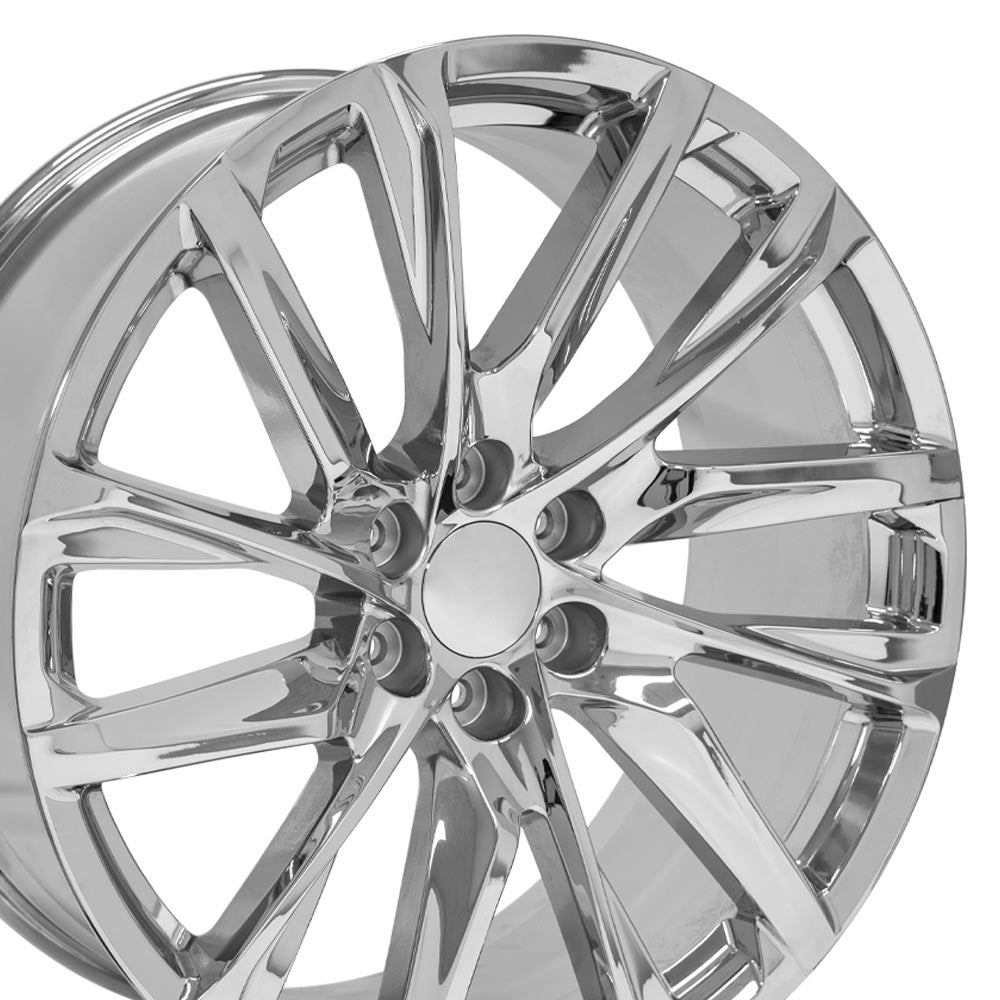 OE Wheels CA90-24100-6550-28C 24" Replica fits Cadillac Escalade 24x10 Chrome
