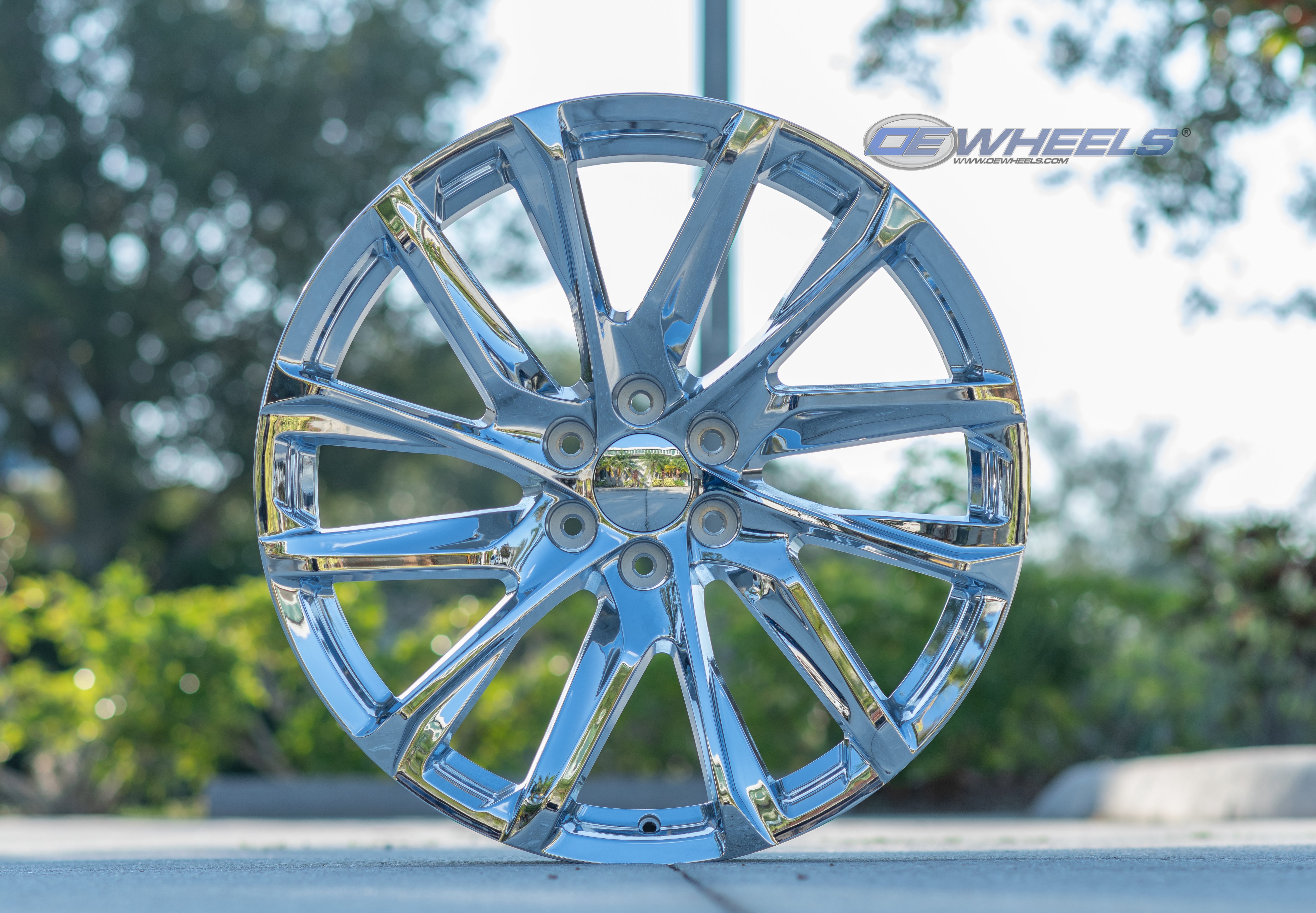 OE Wheels CA90-24100-6550-28C 24" Replica fits Cadillac Escalade 24x10 Chrome