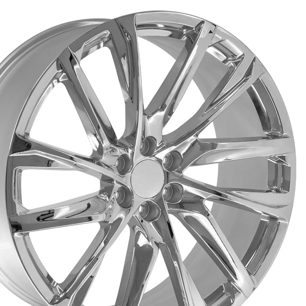 OE Wheels CA90-26100-6550-28C 26" Replica fits Cadillac Escalade - Chrome 26x10