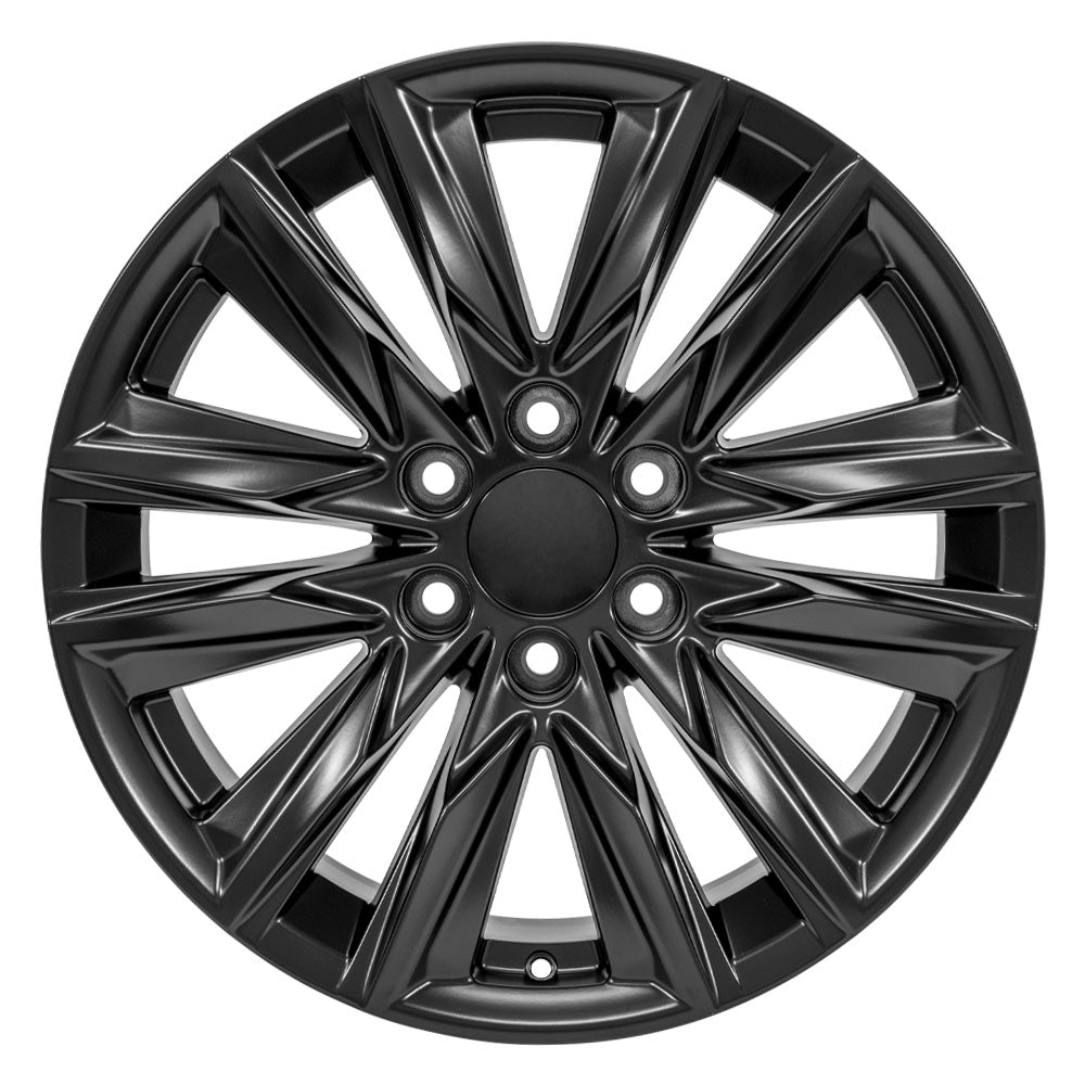 OE Wheels CA91-20090-6550-28B1 20" Replica fits Cadillac Escalade - Satin Black