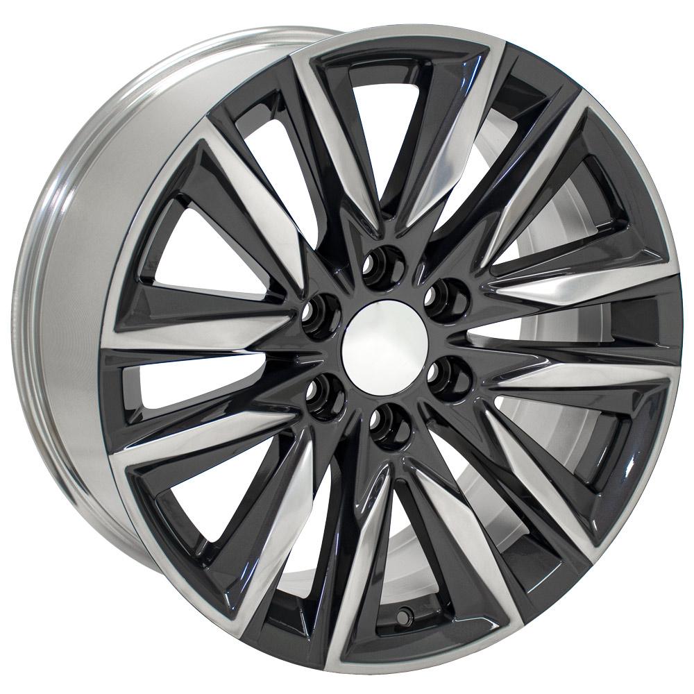 OE Wheels CA91-20090-6550-28PG 20" Replica fits Cadillac Escalade Gunmetal