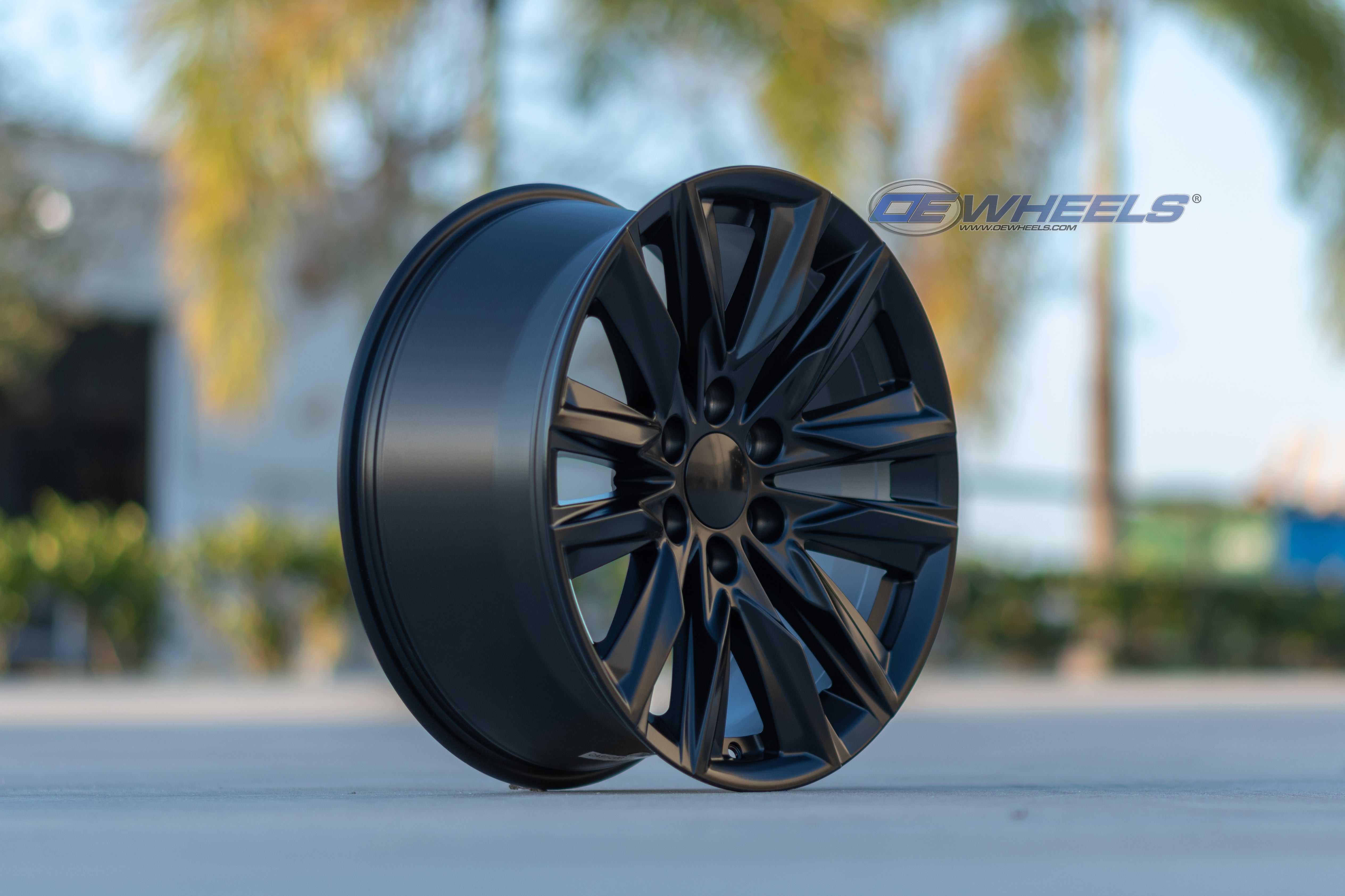 OE Wheels CA91-20090-6550-28B1 20" Replica fits Cadillac Escalade - Satin Black