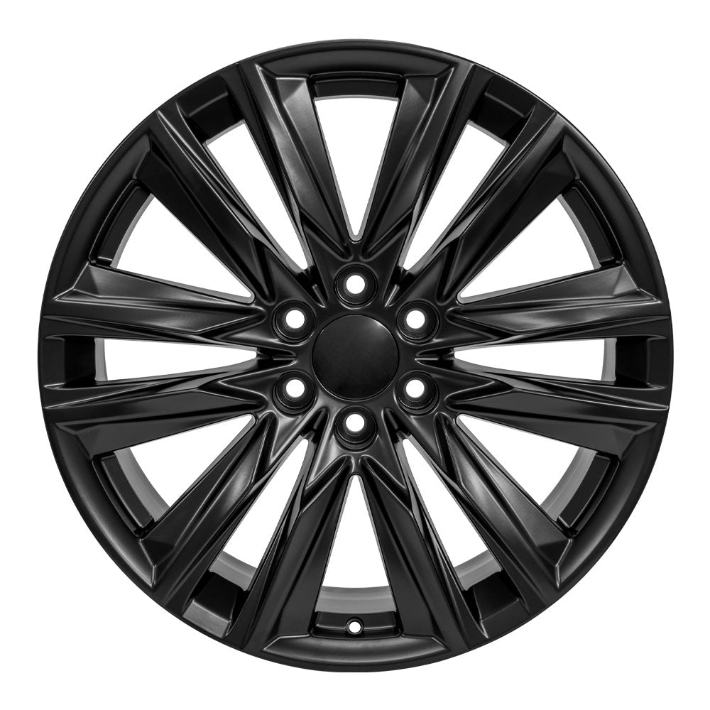 OE Wheels CA91-22090-6550-28B 22" Replica fits Cadillac Escalade Gloss Black