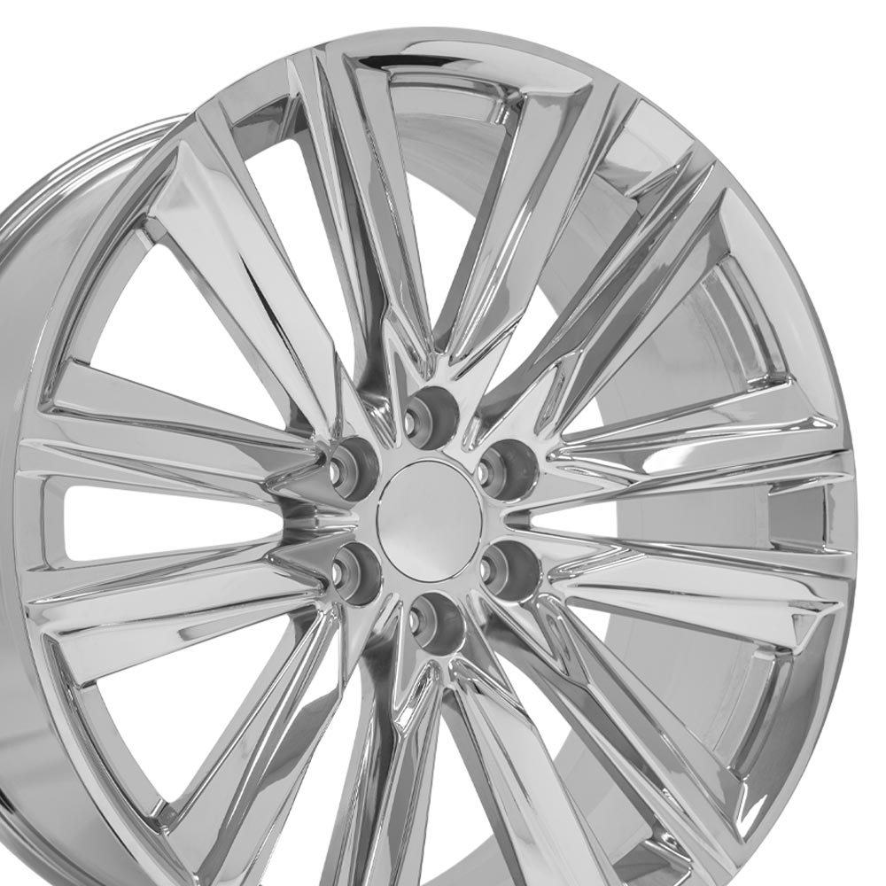 OE Wheels CA91-24100-6550-28C 24" Replica fits Cadillac Escalade 24x10 Chrome