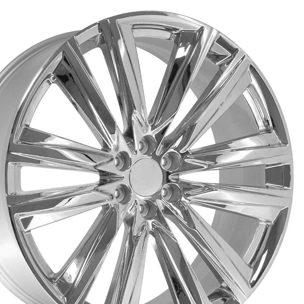 OE Wheels CA91-26100-6550-28C 26" Replica fits Cadillac Escalade - Chrome 26x10