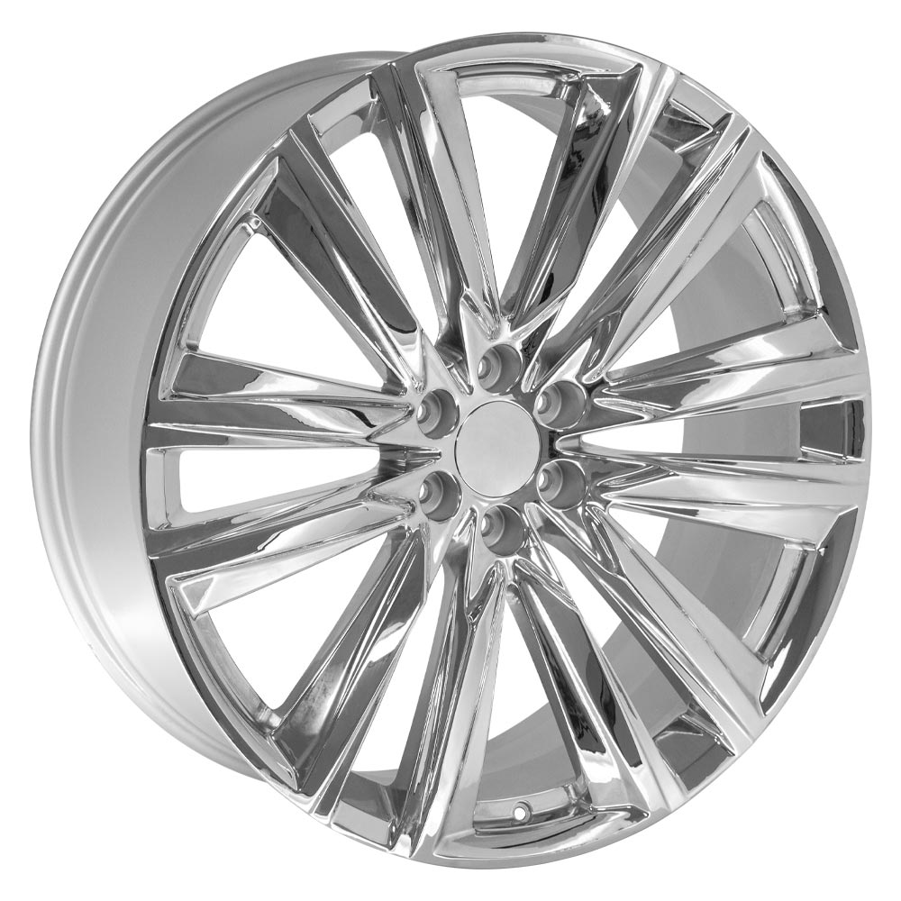 OE Wheels CA91-26100-6550-28C 26" Replica fits Cadillac Escalade - Chrome 26x10
