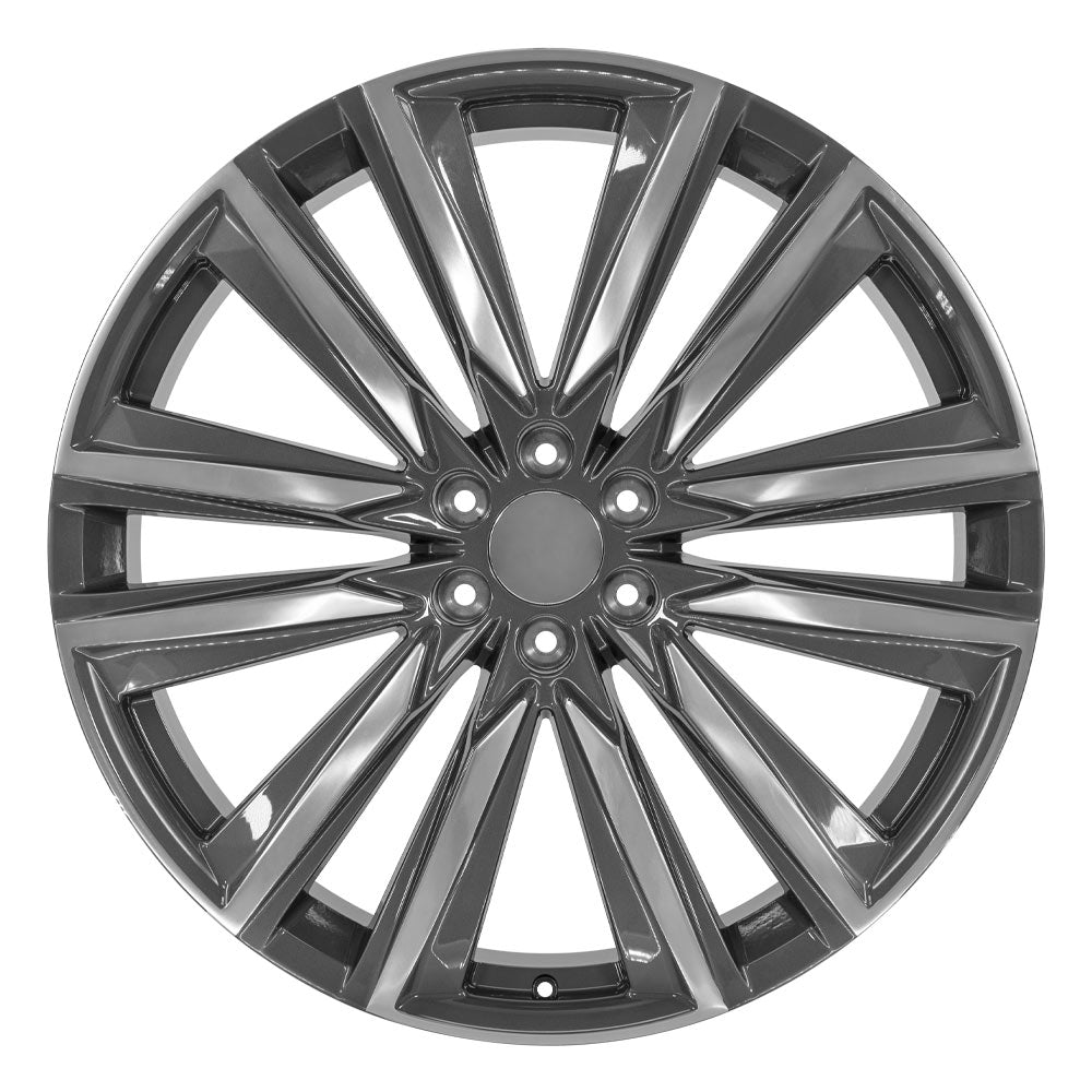 OE Wheels CA91-26100-6550-28PG 26" Replica fits Cadillac Escalade Gunmetal