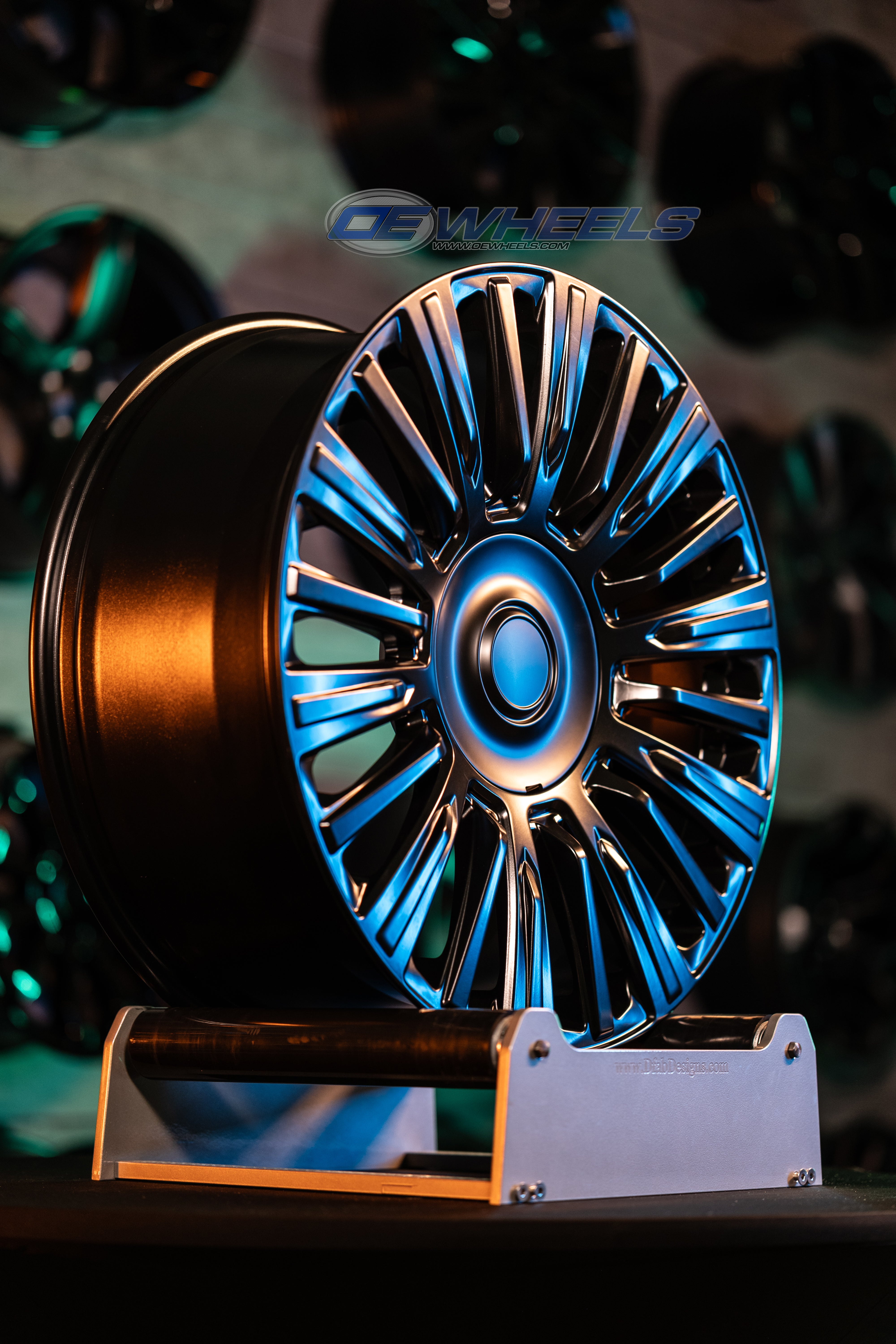 OE Wheels CA92-22090-6550-28B1 22" Replica fits Cadillac Escalade - Satin Black