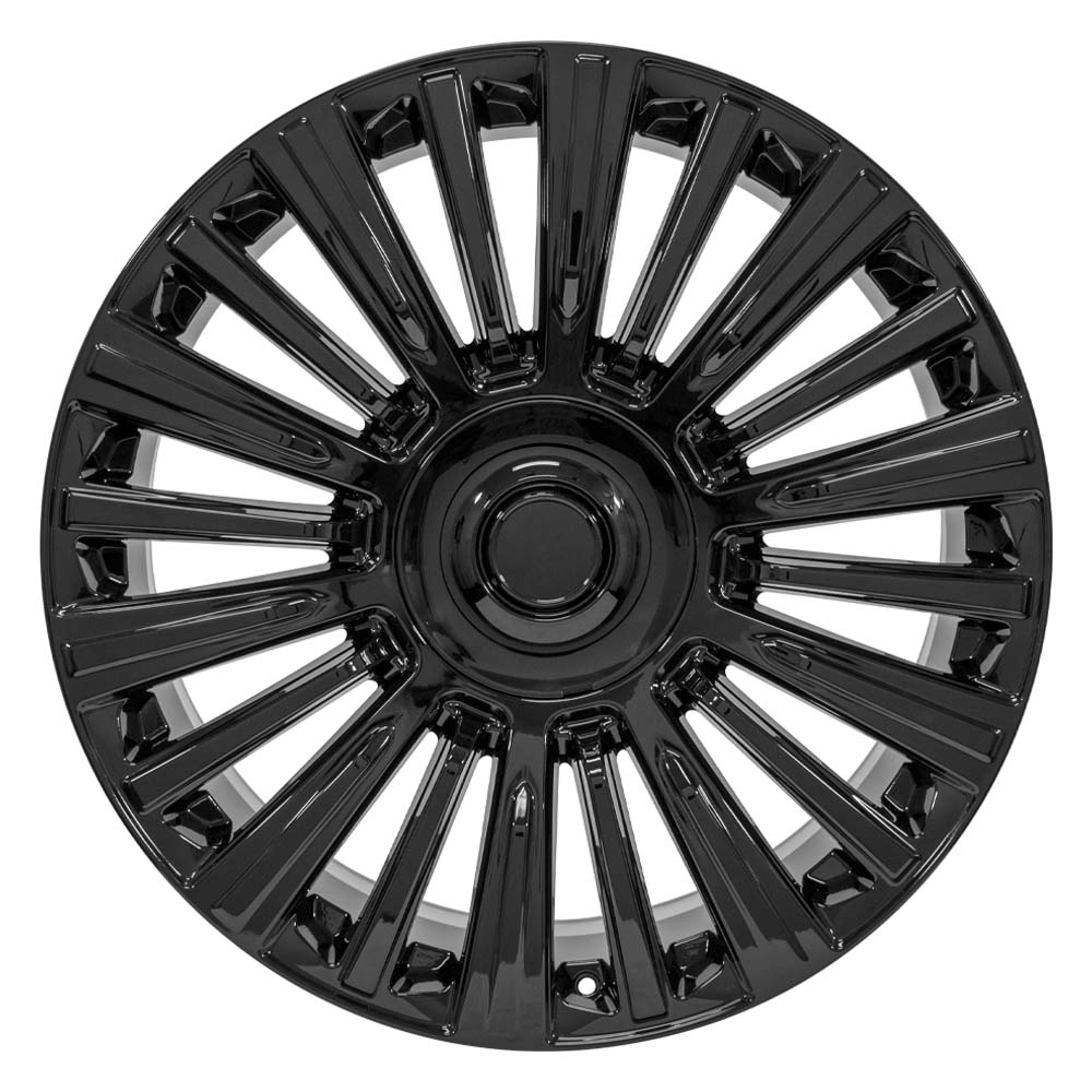 OE Wheels CA92-24100-6550-28B 24" Replica fits Cadillac Escalade - Black 24x10