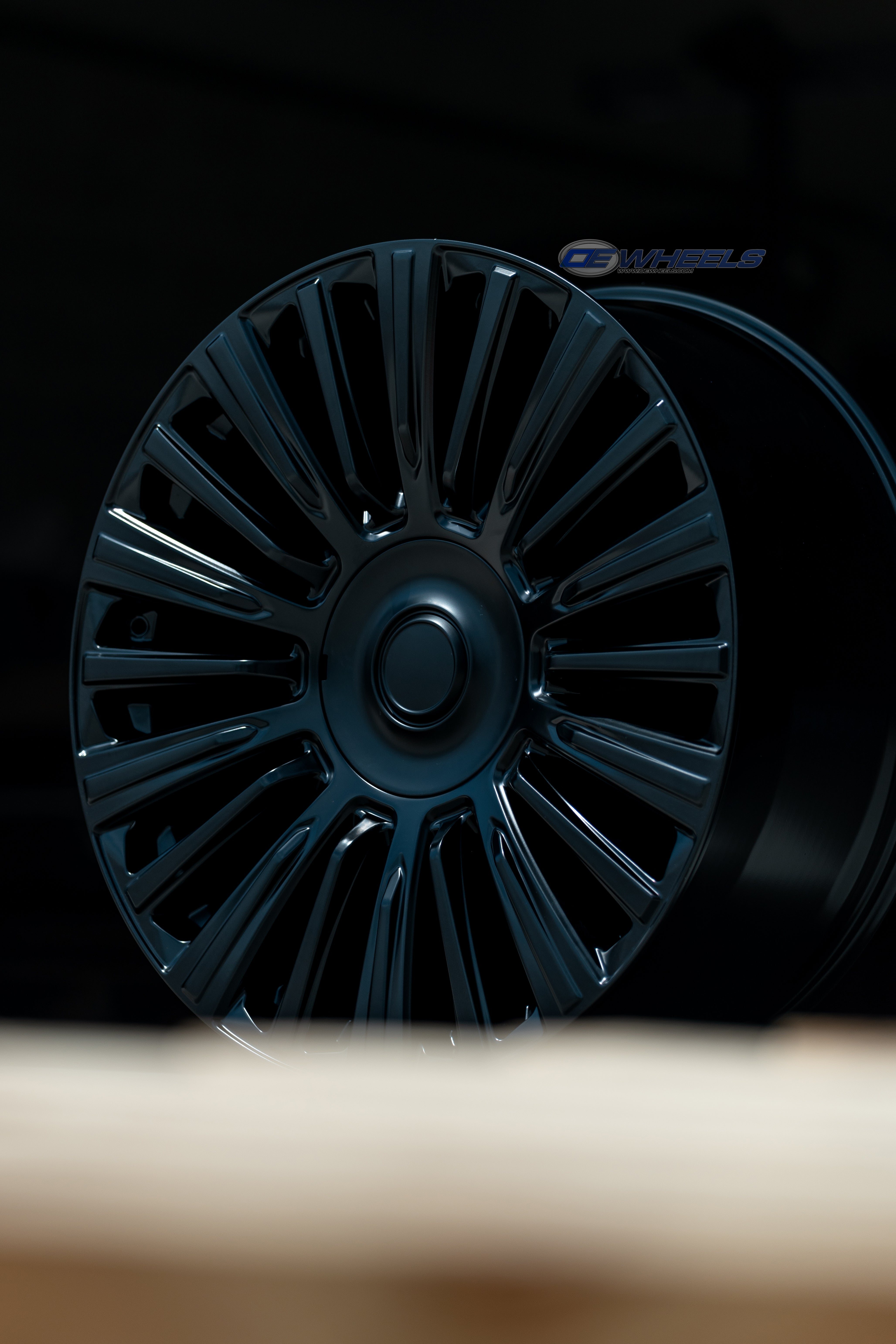 OE Wheels CA92-24100-6550-28B1 24" Replica fits Cadillac Escalade - Satin Black