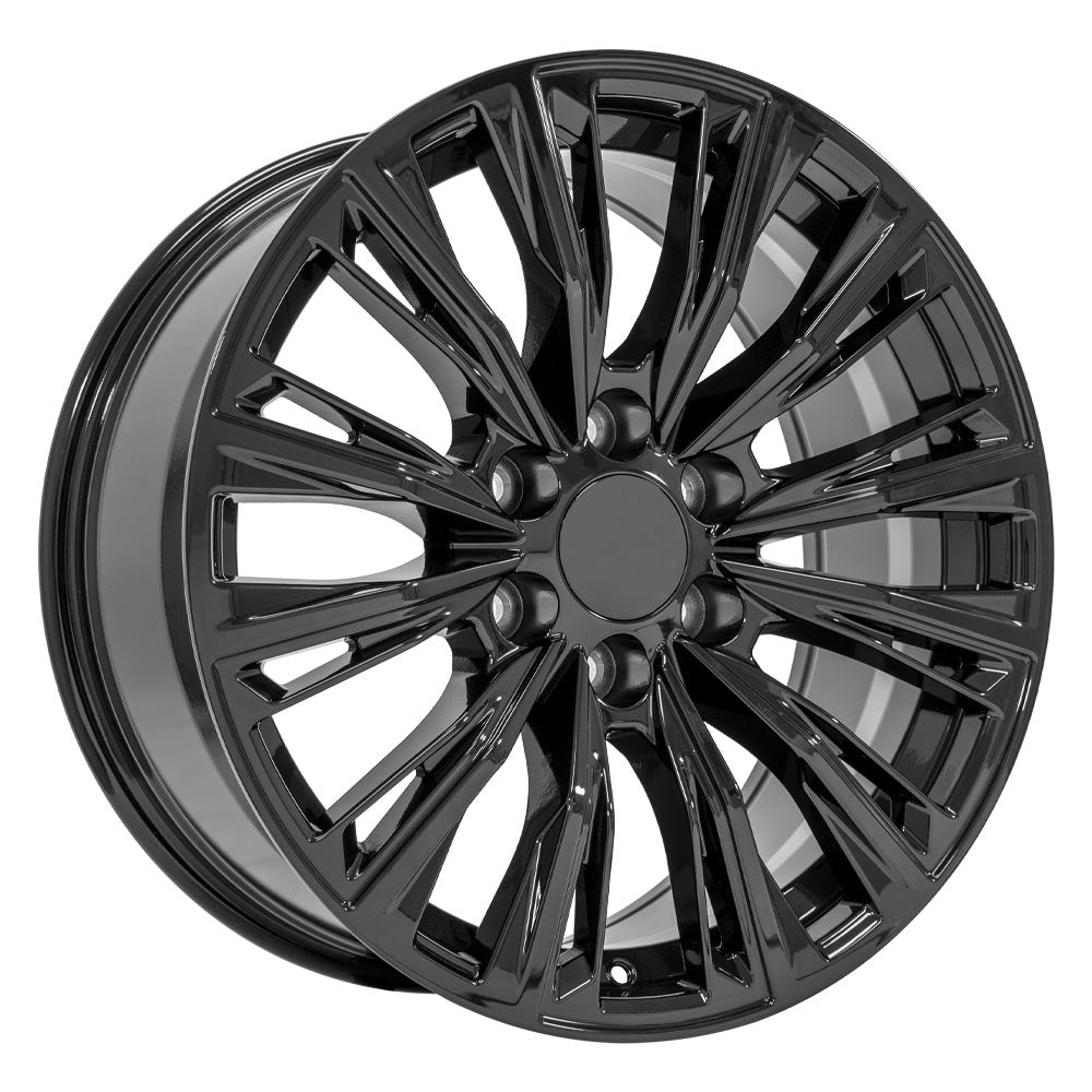 OE Wheels CA93-20090-6550-28B 20" Replica fits Cadillac Escalade - Gloss Black
