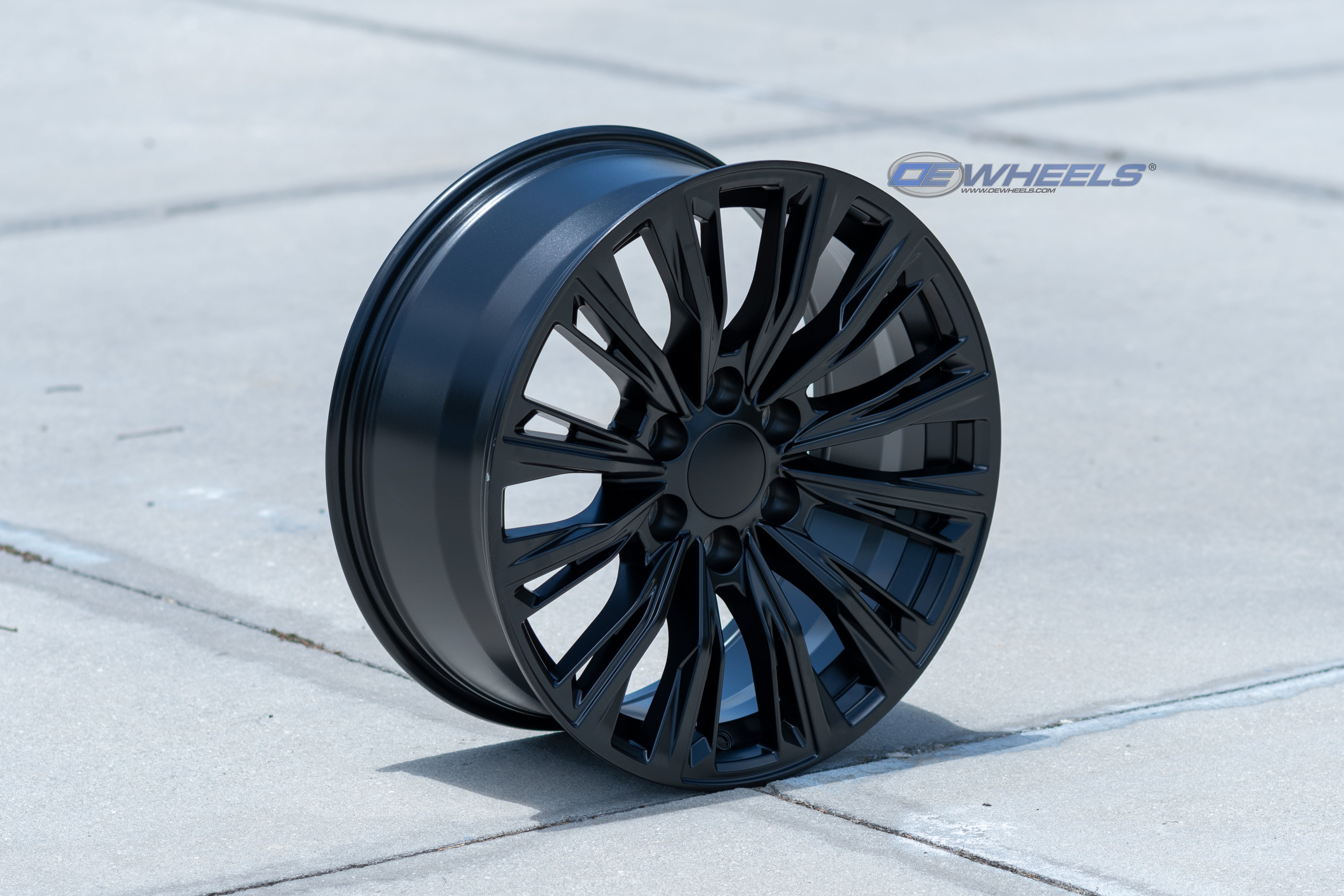 OE Wheels CA93-20090-6550-28B1 20" Replica fits Cadillac Escalade - Satin Black