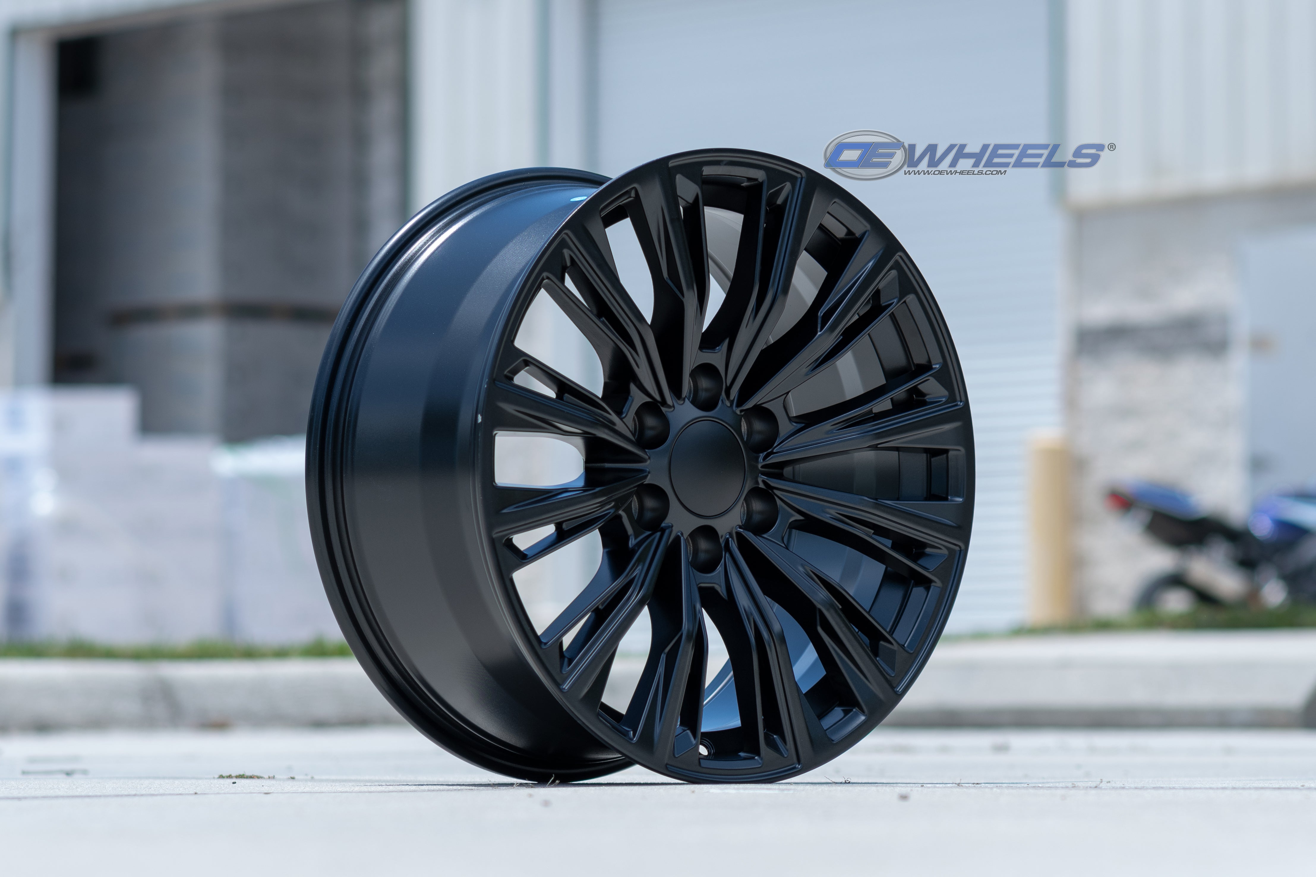 OE Wheels CA93-20090-6550-28B1 20" Replica fits Cadillac Escalade - Satin Black