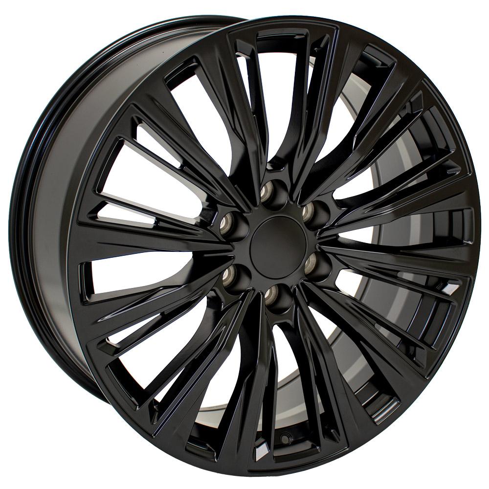 OE Wheels CA93-22090-6550-28B1 22" Replica fits Cadillac Escalade Satin Black
