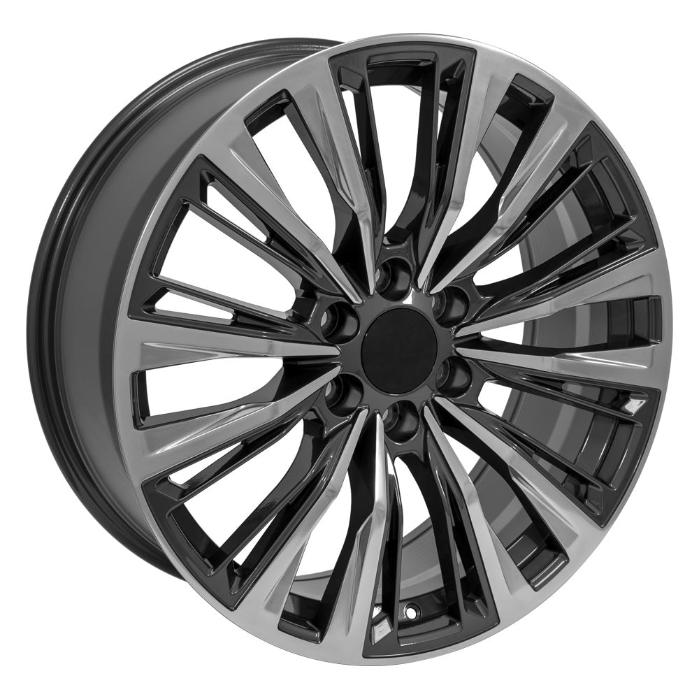 OE Wheels CA93-22090-6550-28PG 22" Replica fits Cadillac Escalade Gunmetal