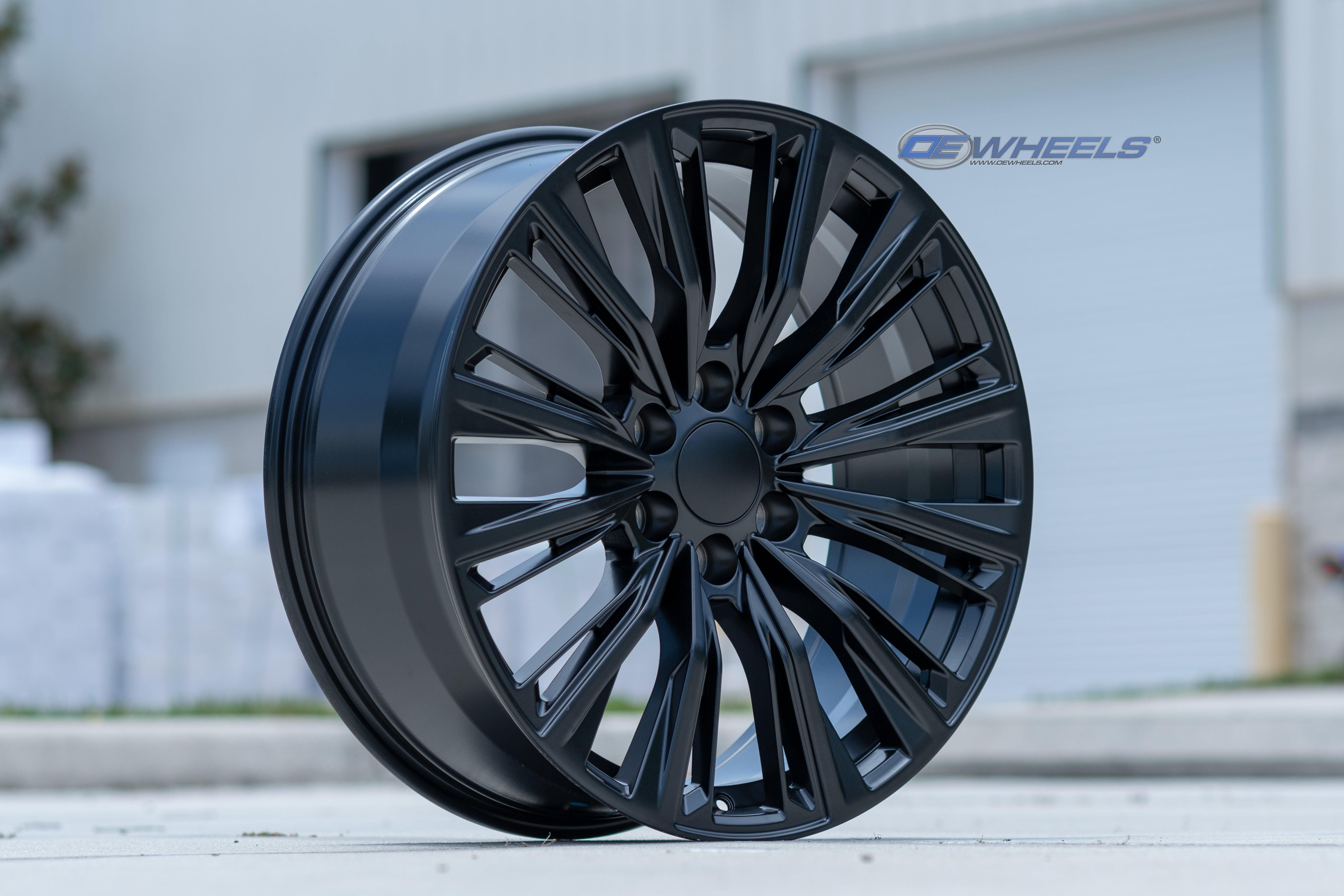 OE Wheels CA93-22090-6550-28B1 22" Replica fits Cadillac Escalade Satin Black
