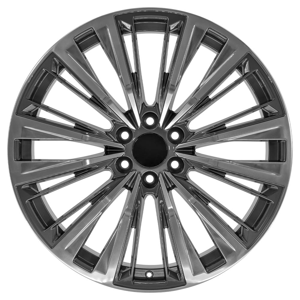 OE Wheels CA93-24100-6550-28PG 24" Replica fits Cadillac Escalade Gunmetal
