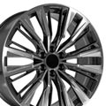 OE Wheels CA93-24100-6550-28PG 24" Replica fits Cadillac Escalade Gunmetal