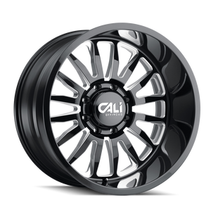 CALI OFF-ROAD 9110-2170BM CALI OFF-ROAD SUMMIT 9110 GLOSS BLACK MILLED 20X10