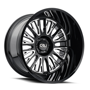 CALI OFF-ROAD 9116-2136BM CALI OFF-ROAD VERTEX 9116 BLACK MILLED 20X10 6-135