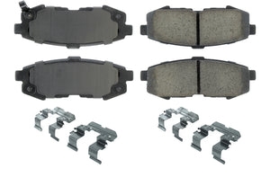 CENTRIC BRAKE PARTS 105.1073 Posi-Quiet Ceramic Brake Pads with Shims and Har