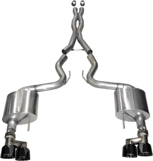 CORSA PERFORMANCE 14335BLK Exhaust Cat-Back - 3.0in Dual Rear Exit