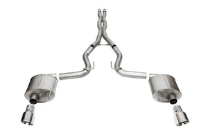 CORSA PERFORMANCE 21254 24- fits Mustang 5.0L Cat Back Exhaust