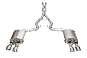 CORSA PERFORMANCE 21265 24- fits Mustang Dark Horse 5.0L Cat Back Exhaust