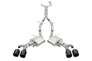 CORSA PERFORMANCE 21317CFBLK 24- CT4-V Blackwing Cat Back Exhaust