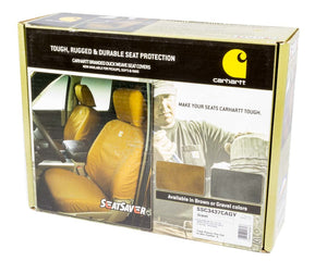 COVERCRAFT ERCRAFT-SSC3437CAGY SSC3437CAGY Carhartt Seat Saver Gray Front 14-16