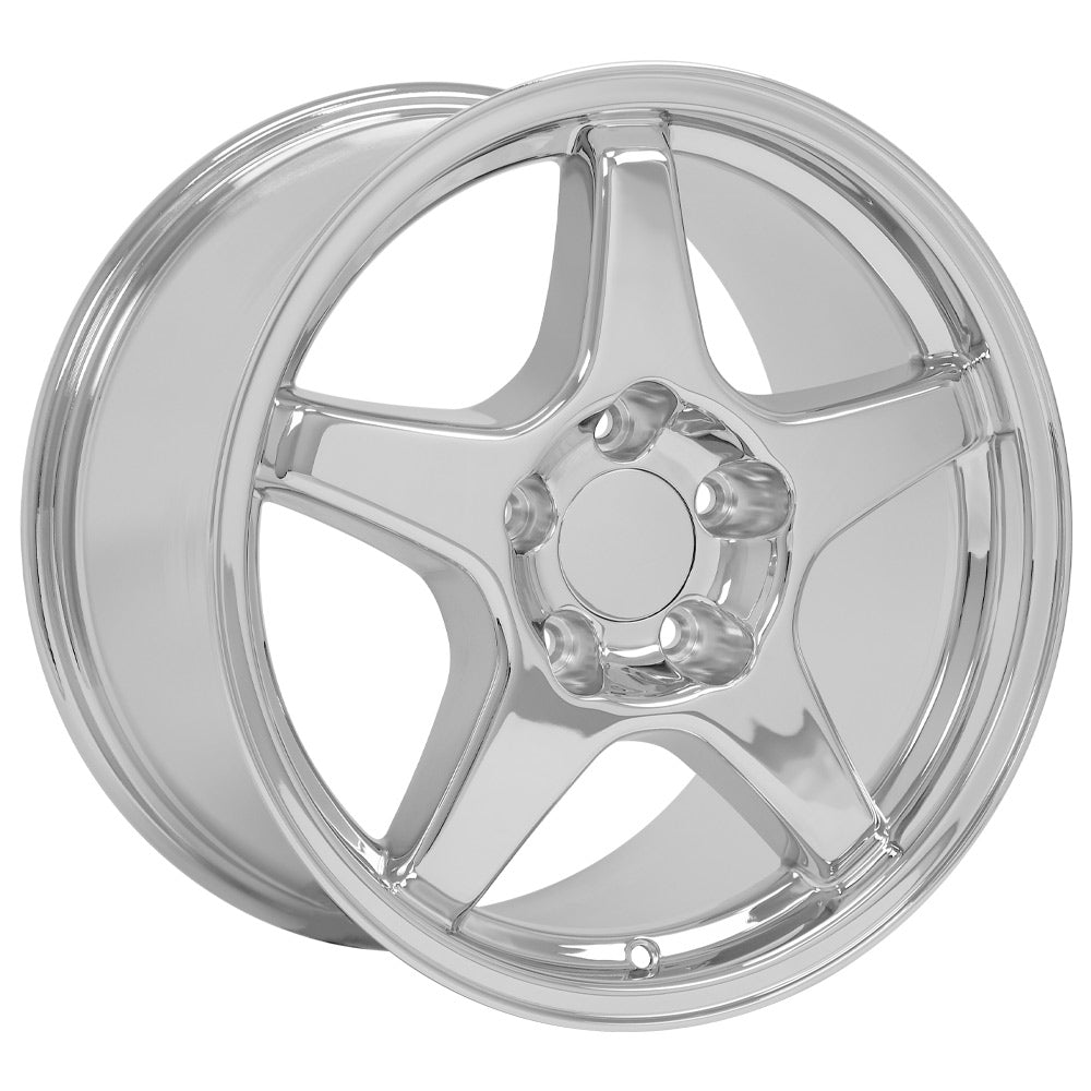 OE Wheels CV01-17095-5475-56C 17" Replica fits Chevrolet Corvette ZR1 Chrome